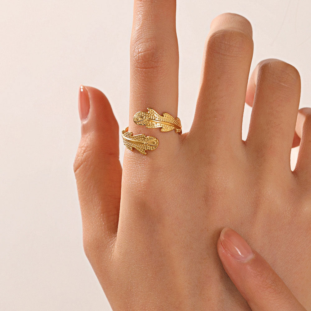 Janirelle | Anello in Corallo Oro 18K