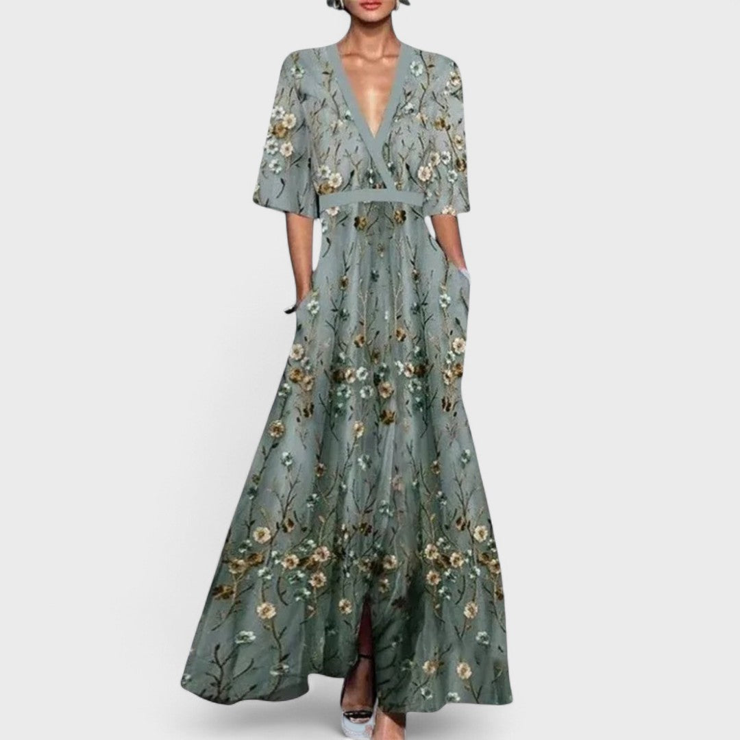 Océane ™️ - Maxi abito floreale elegante