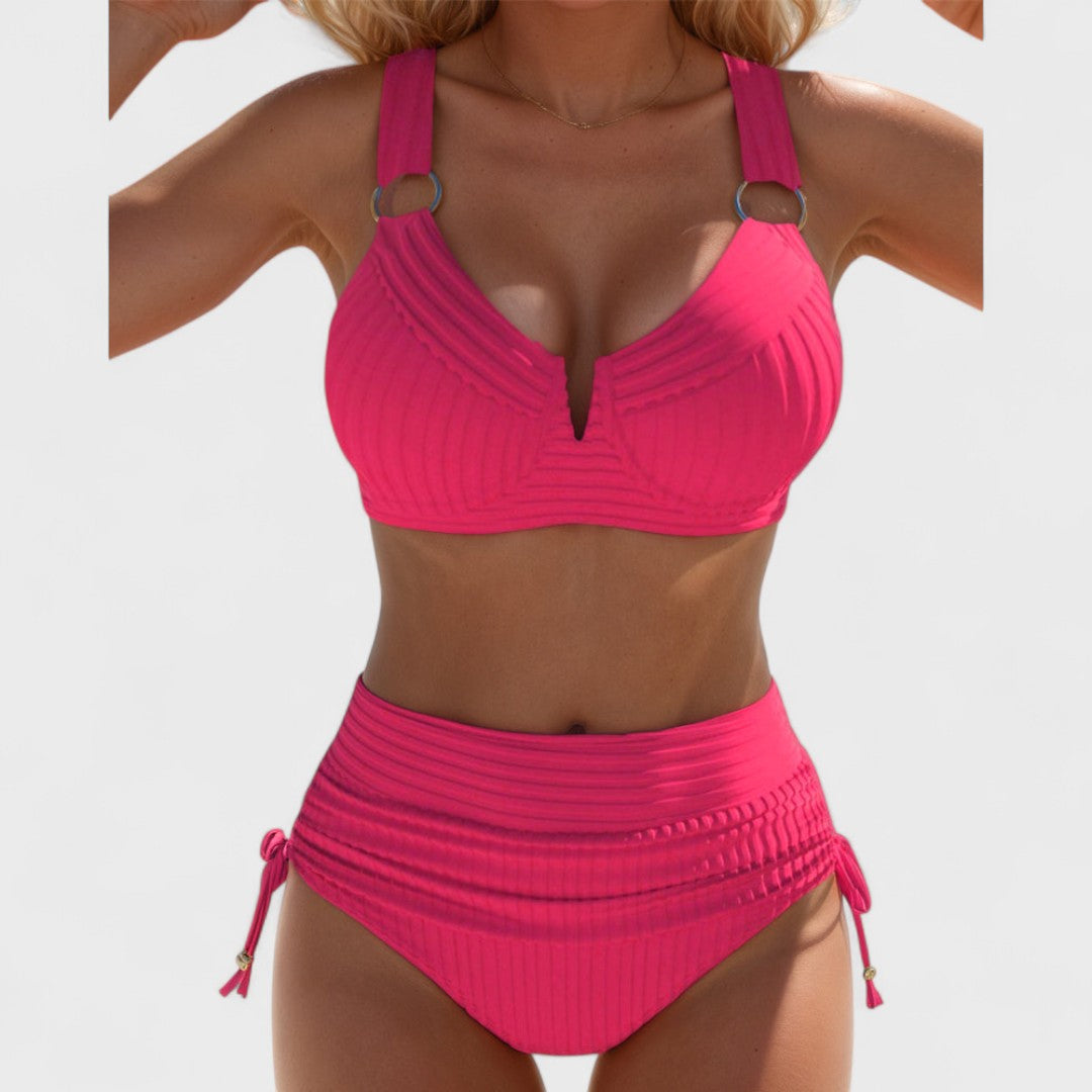 Laluna - Set bikini seducente con slip a vita alta