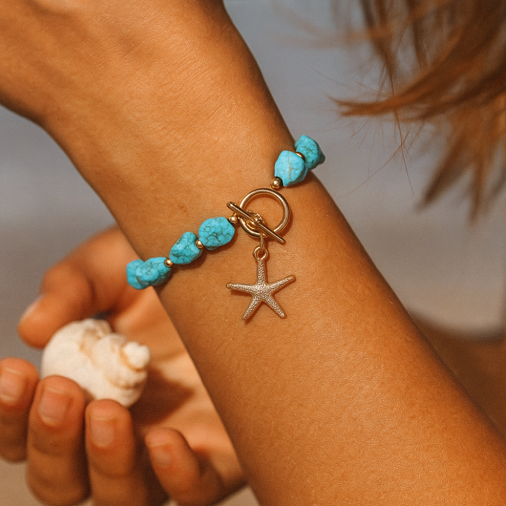 Wade - Bracciale in blu mare