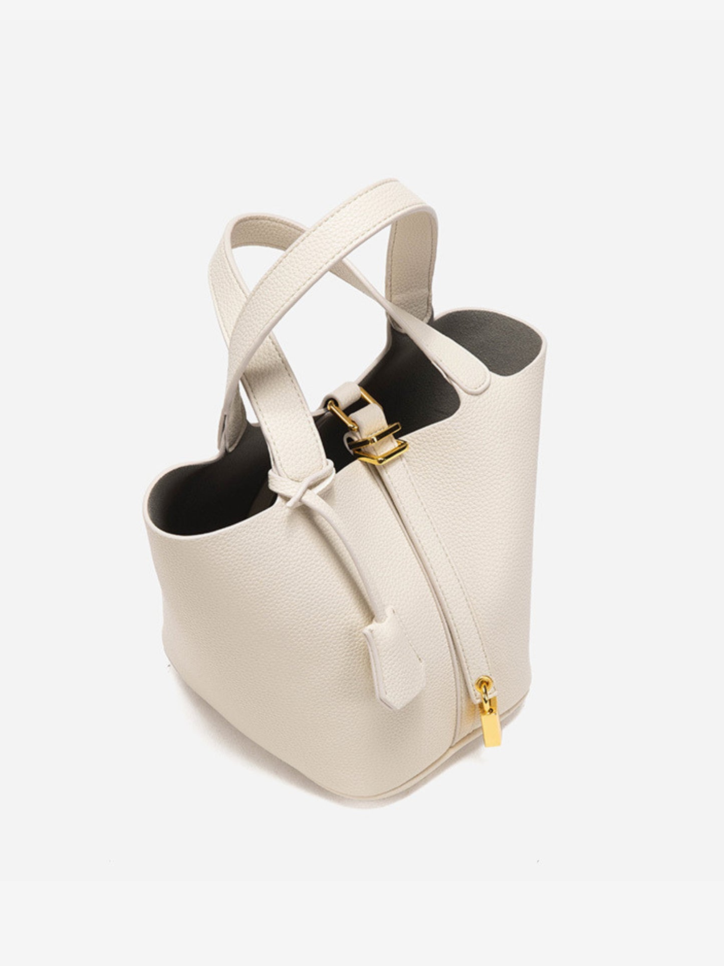 Glaiza | Borsa a Secchiello Gold-Lock Elegante