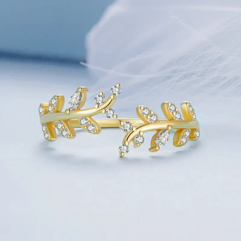 Kaelirisse | Anello in Zirconia Oro 18K