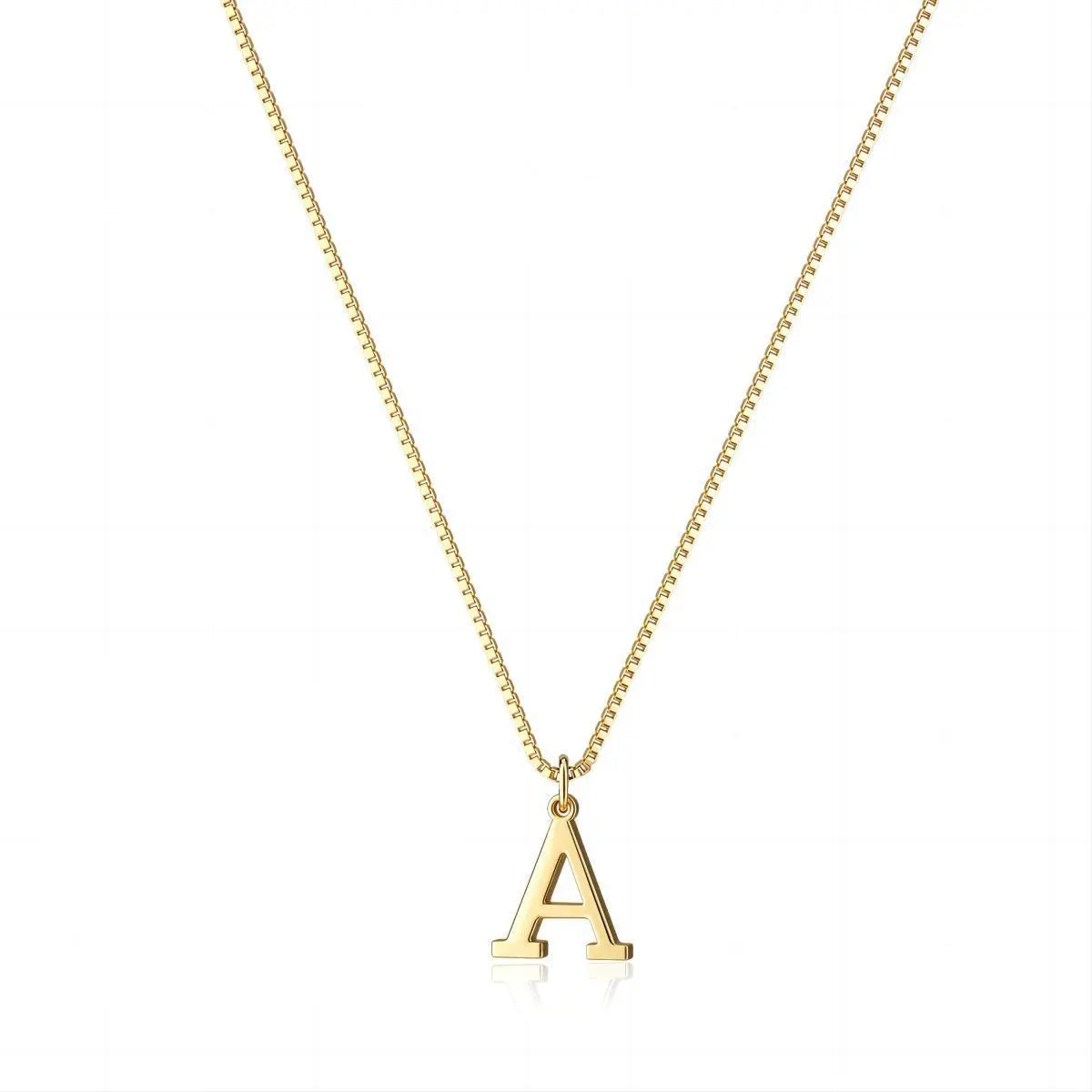 Enzhalynne | Collana con Iniziali in Oro 18K
