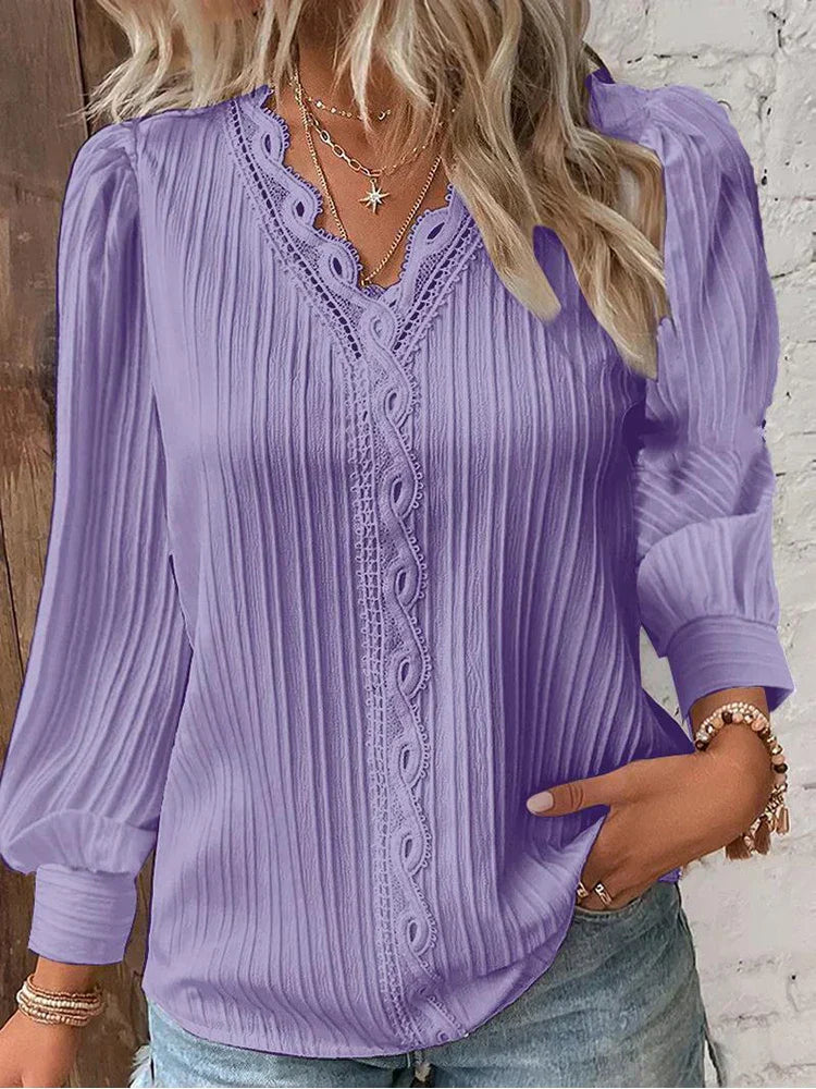 Alison – Maglione a Righe con Collo