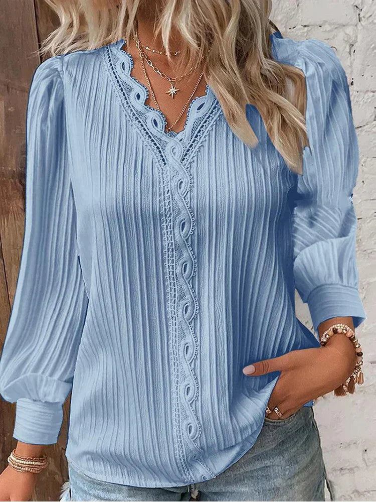 Alison – Maglione a Righe con Collo