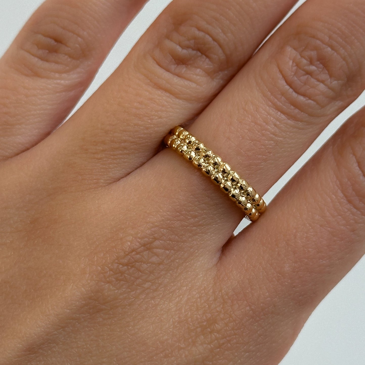 Aiza Beaded Band Ring