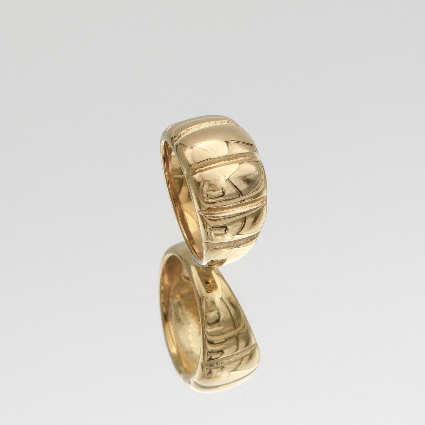 Alessia Chunky Ribbed Ring