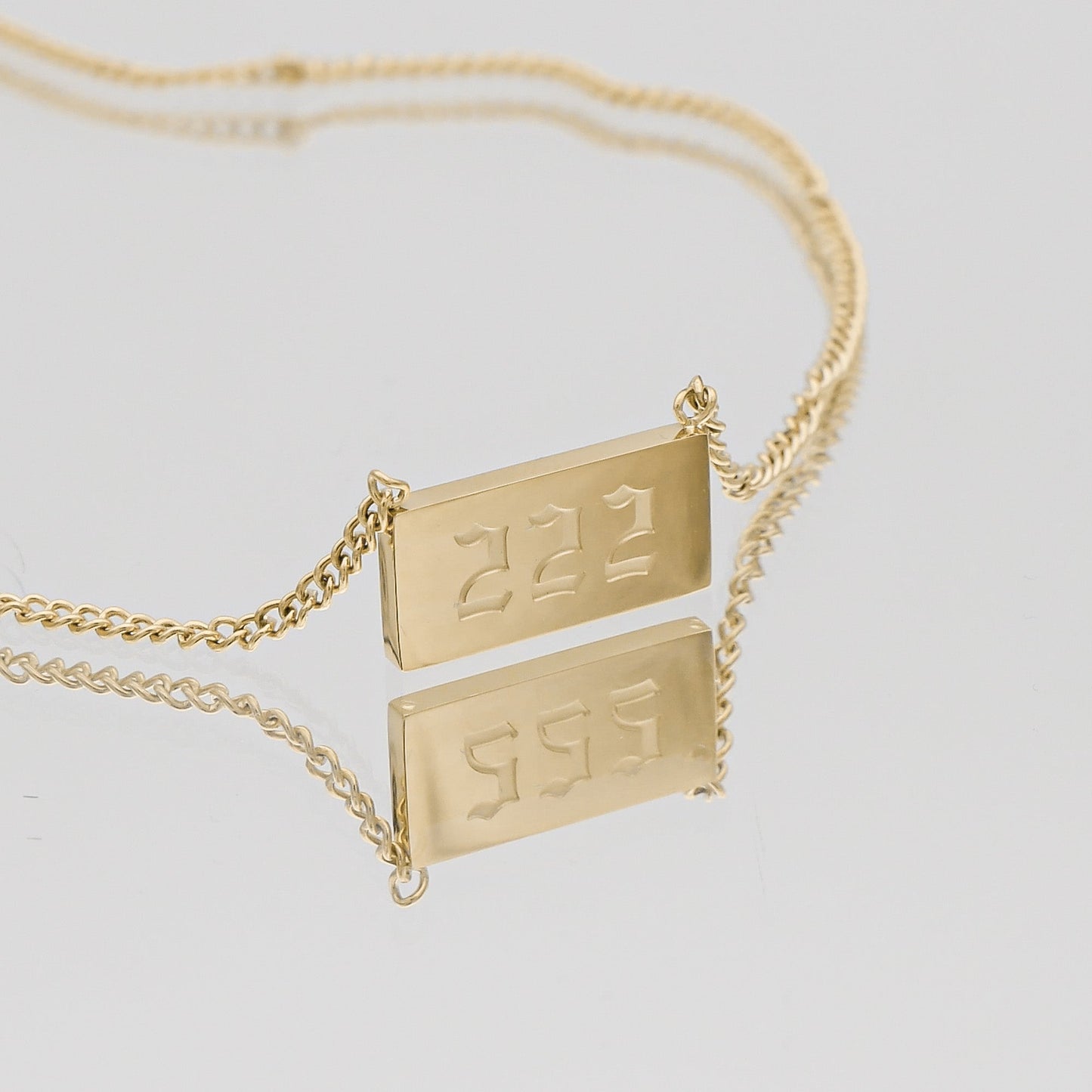 Angel Number Tablet Necklace