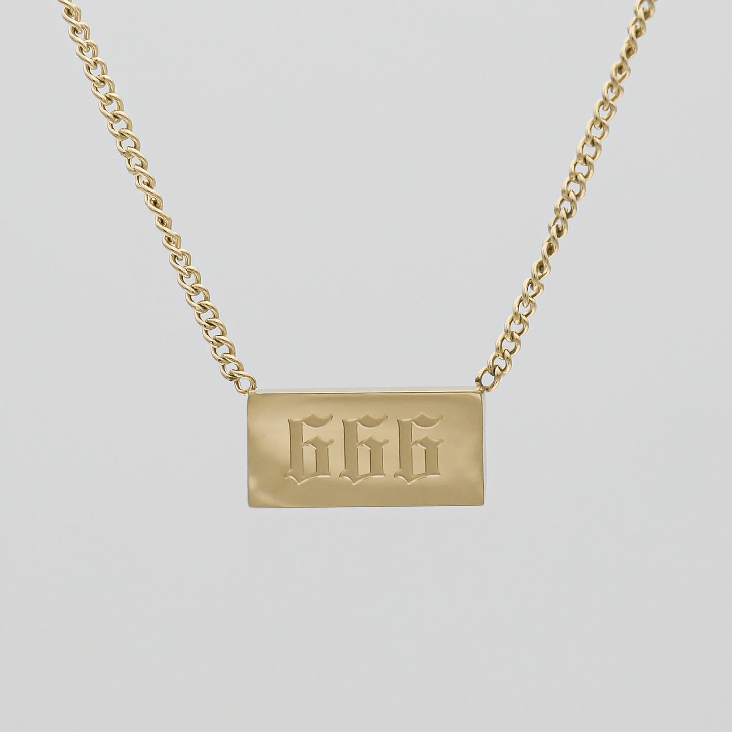 Angel Number Tablet Necklace