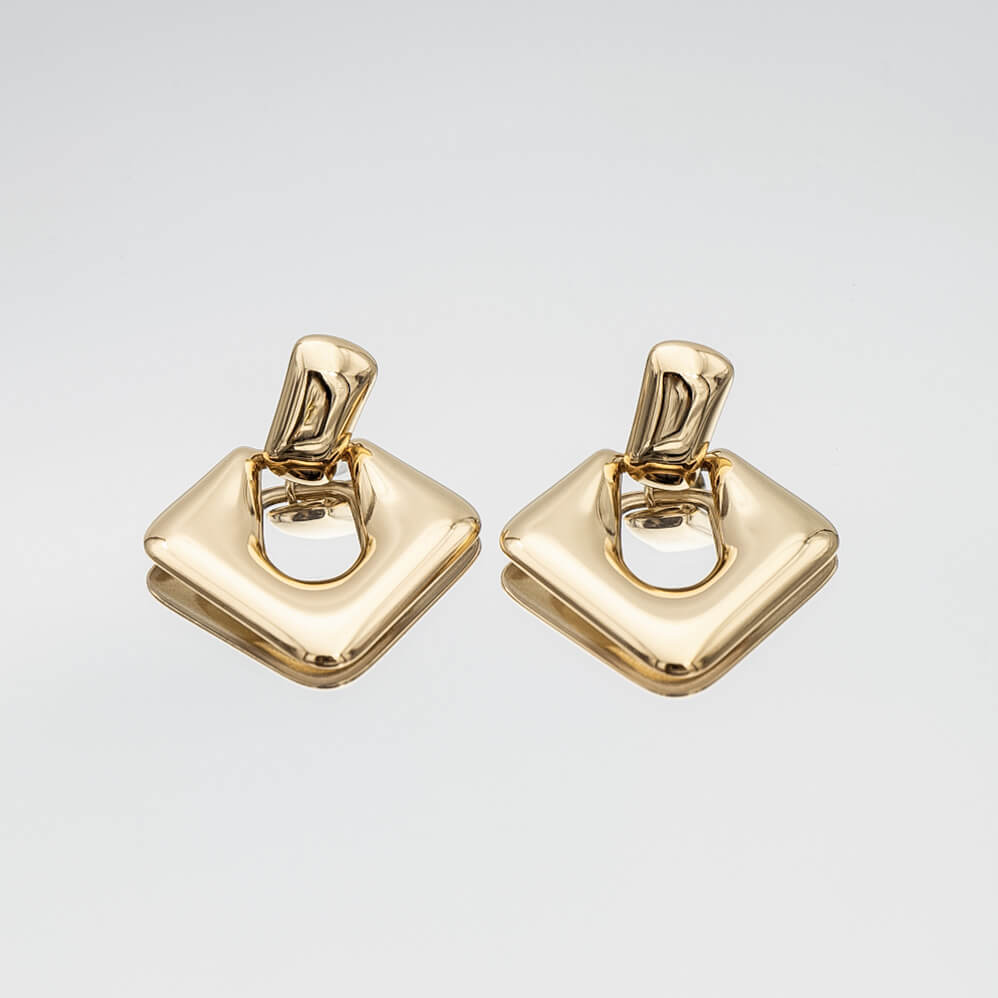 Anika Link Drop Earrings