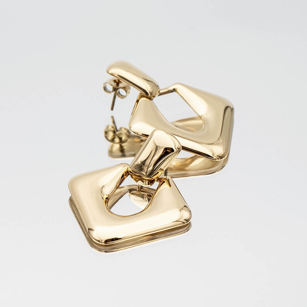 Anika Link Drop Earrings