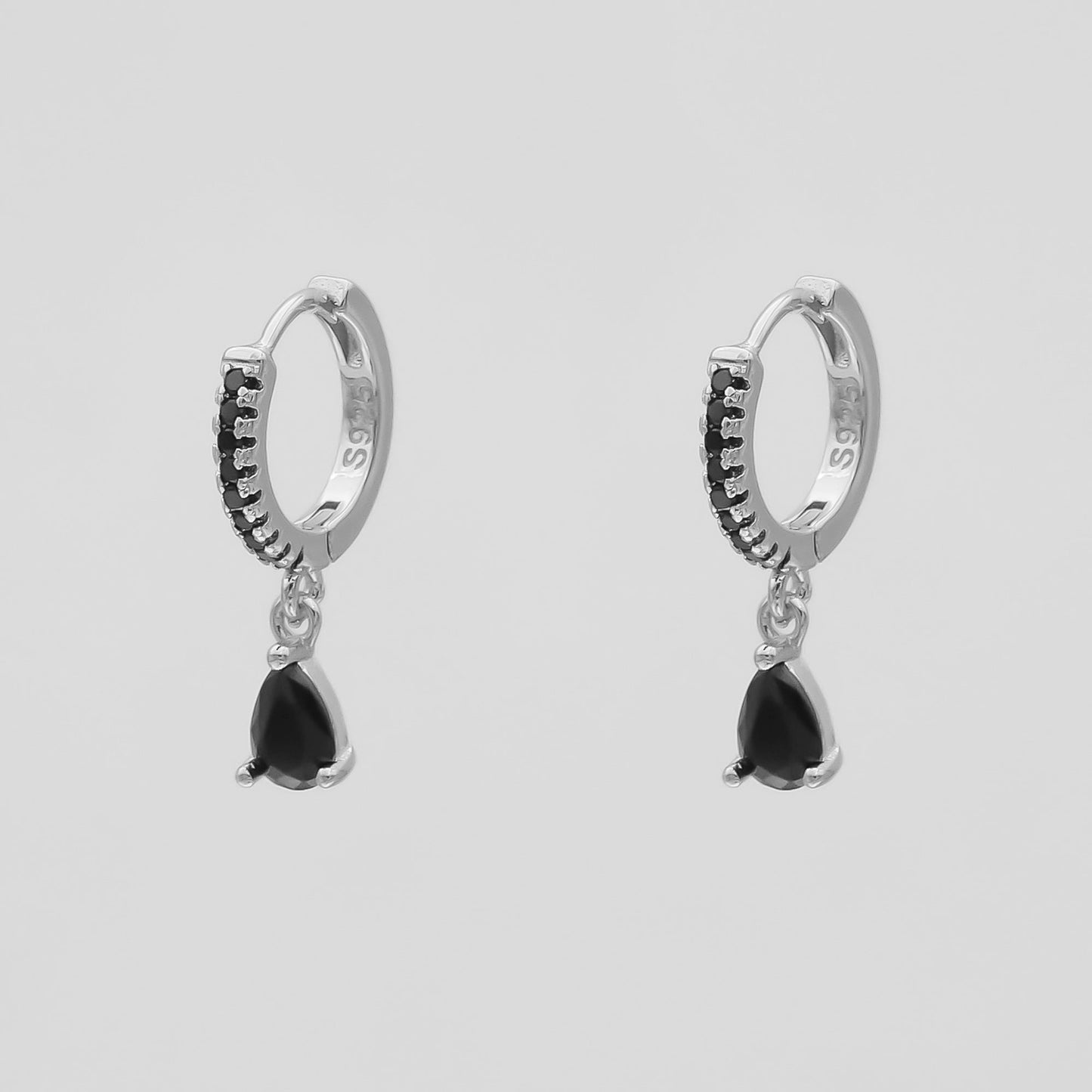 Aurora Gemstone Huggie Earrings