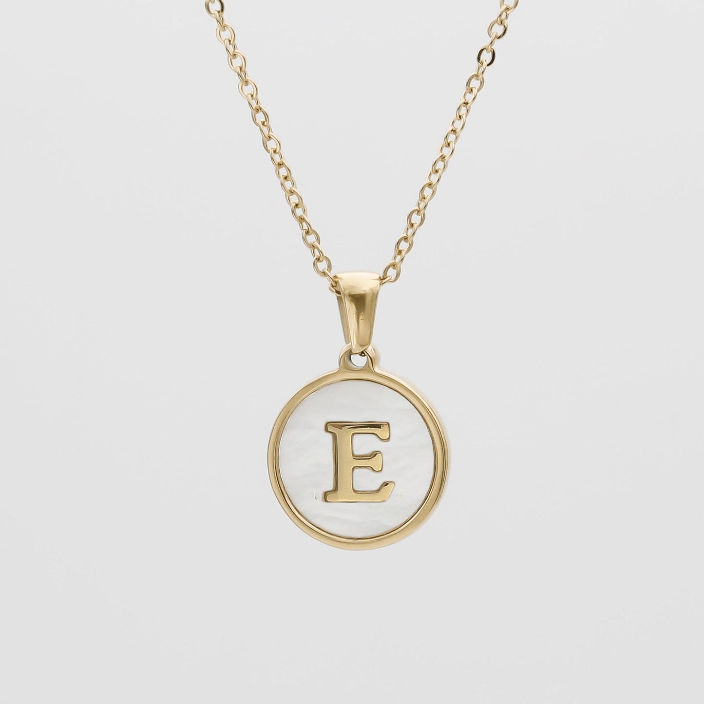 Ava Opal Initial Necklace