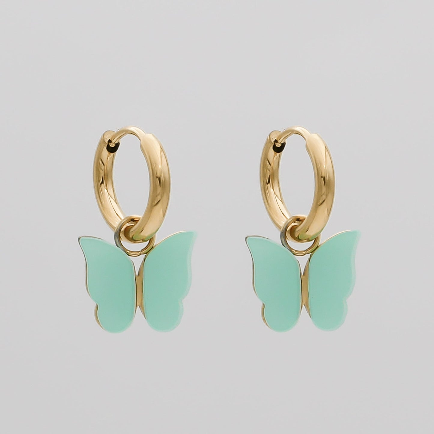Butterfly Huggie Earrings