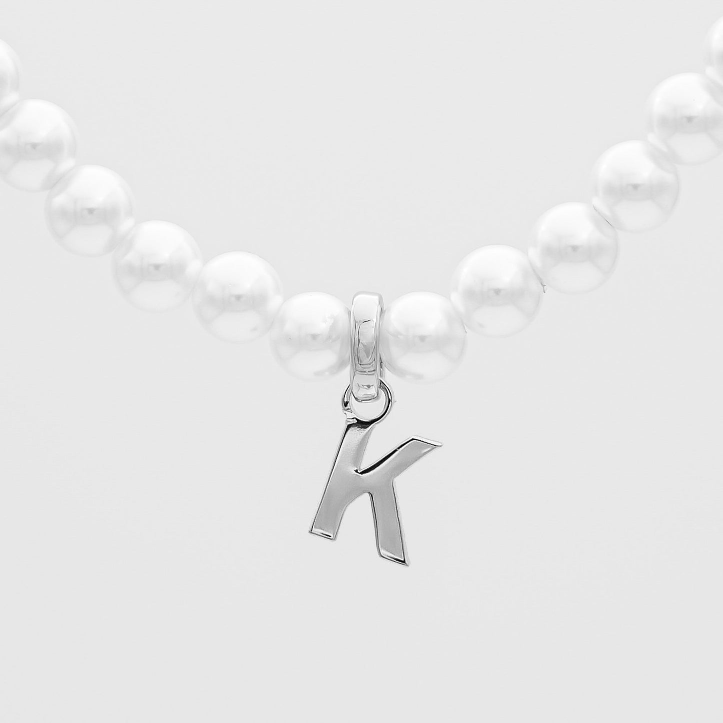 Classic Pearl Initial Necklace