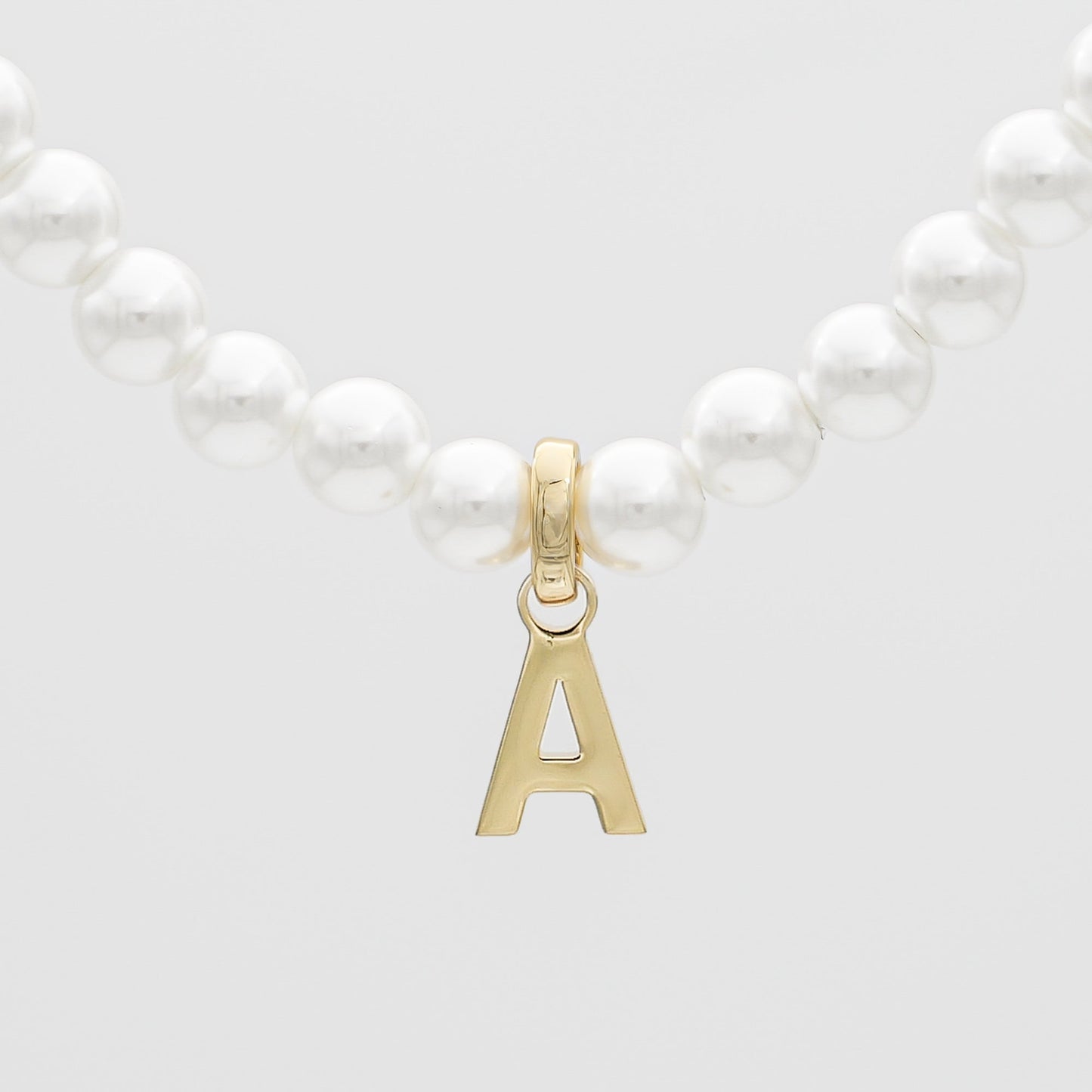 Classic Pearl Initial Bracelet