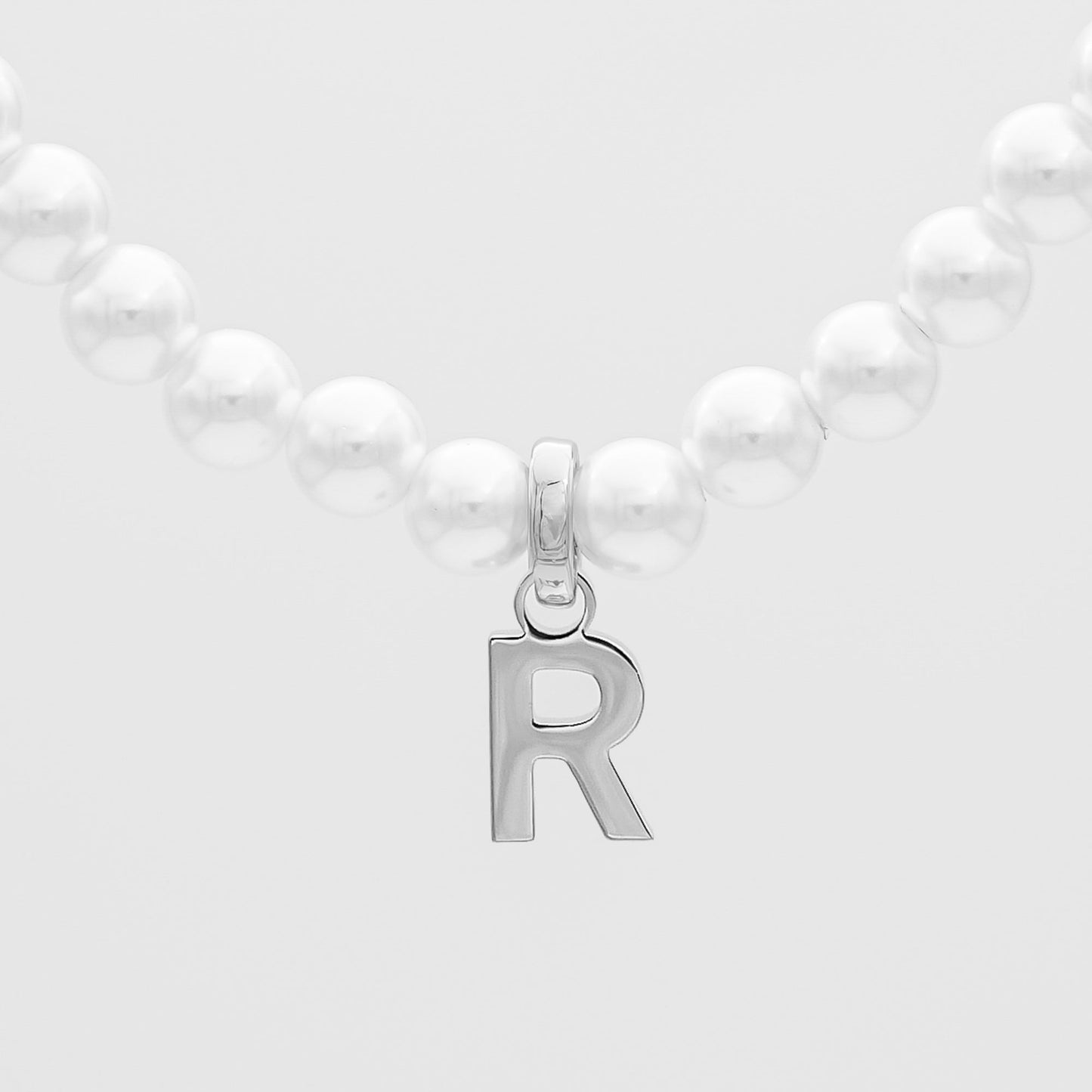 Classic Pearl Initial Necklace