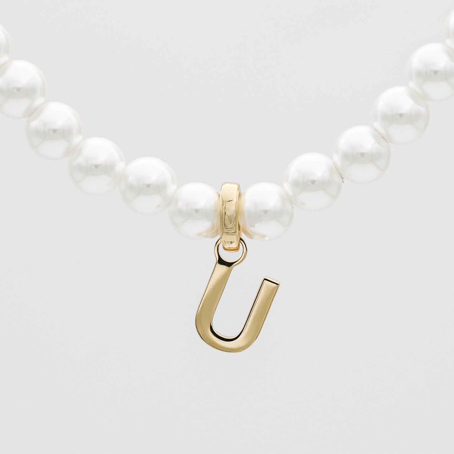 Classic Pearl Initial Necklace
