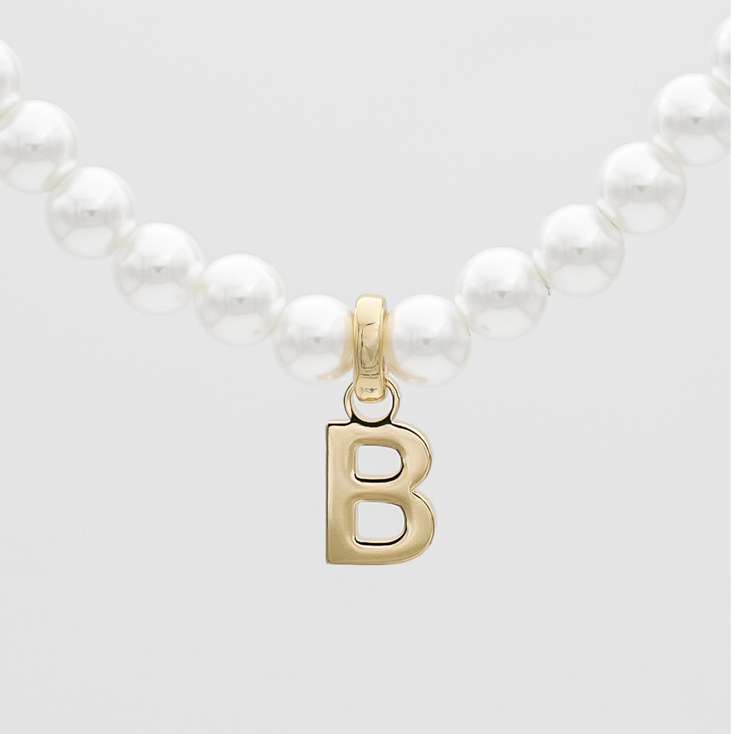 Classic Pearl Initial Bracelet