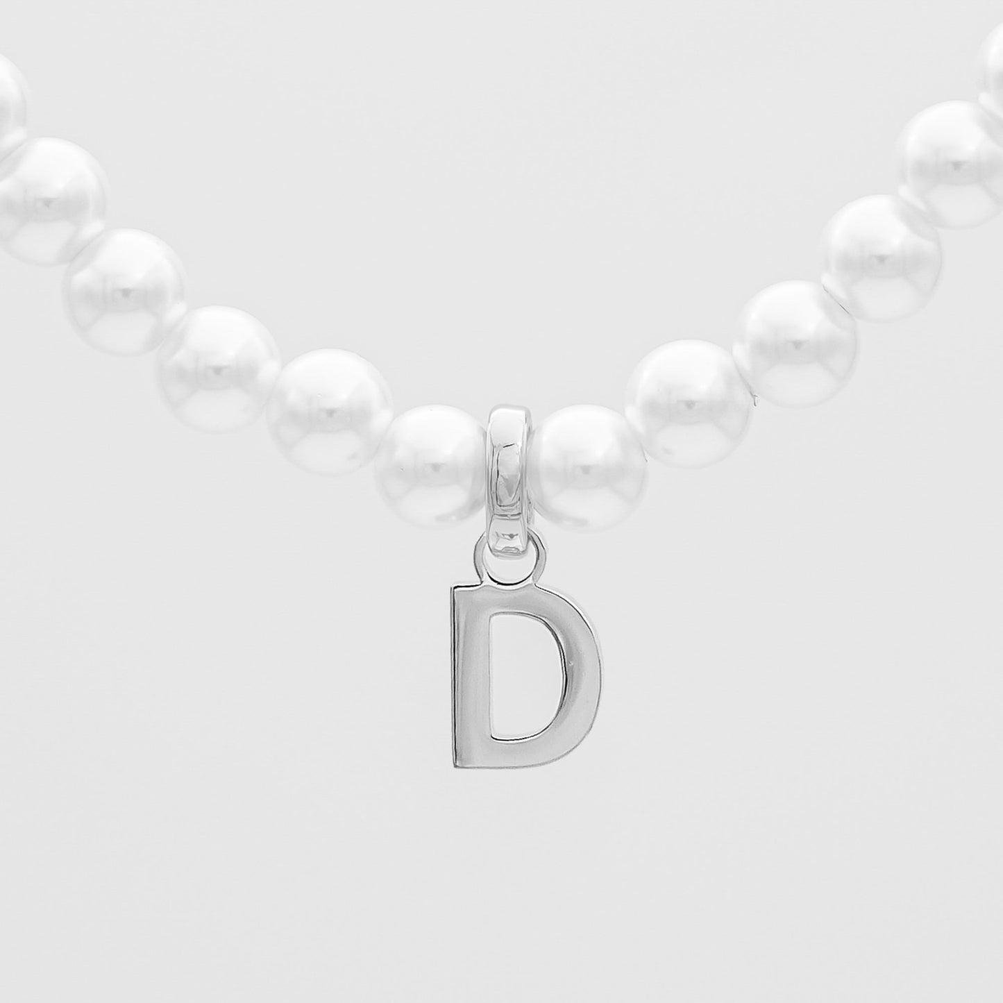 Classic Pearl Initial Necklace