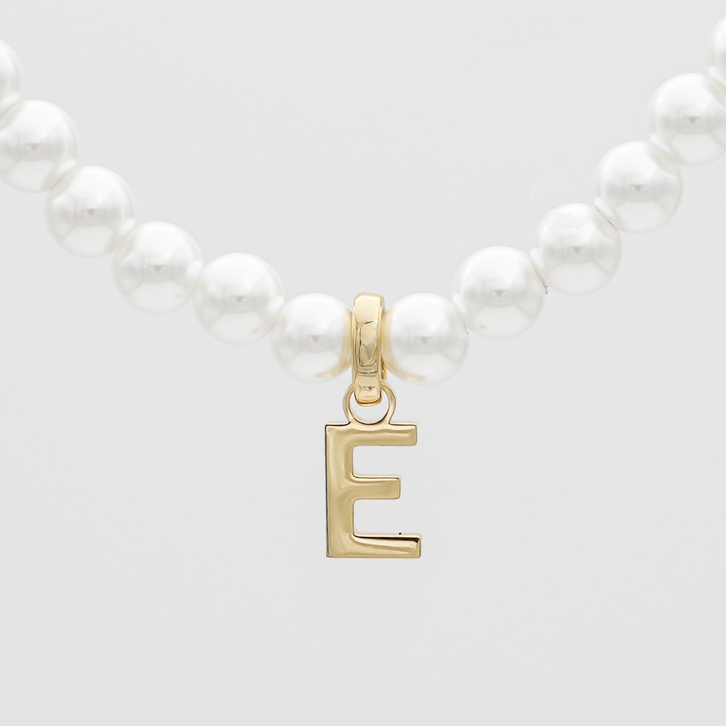 Classic Pearl Initial Necklace