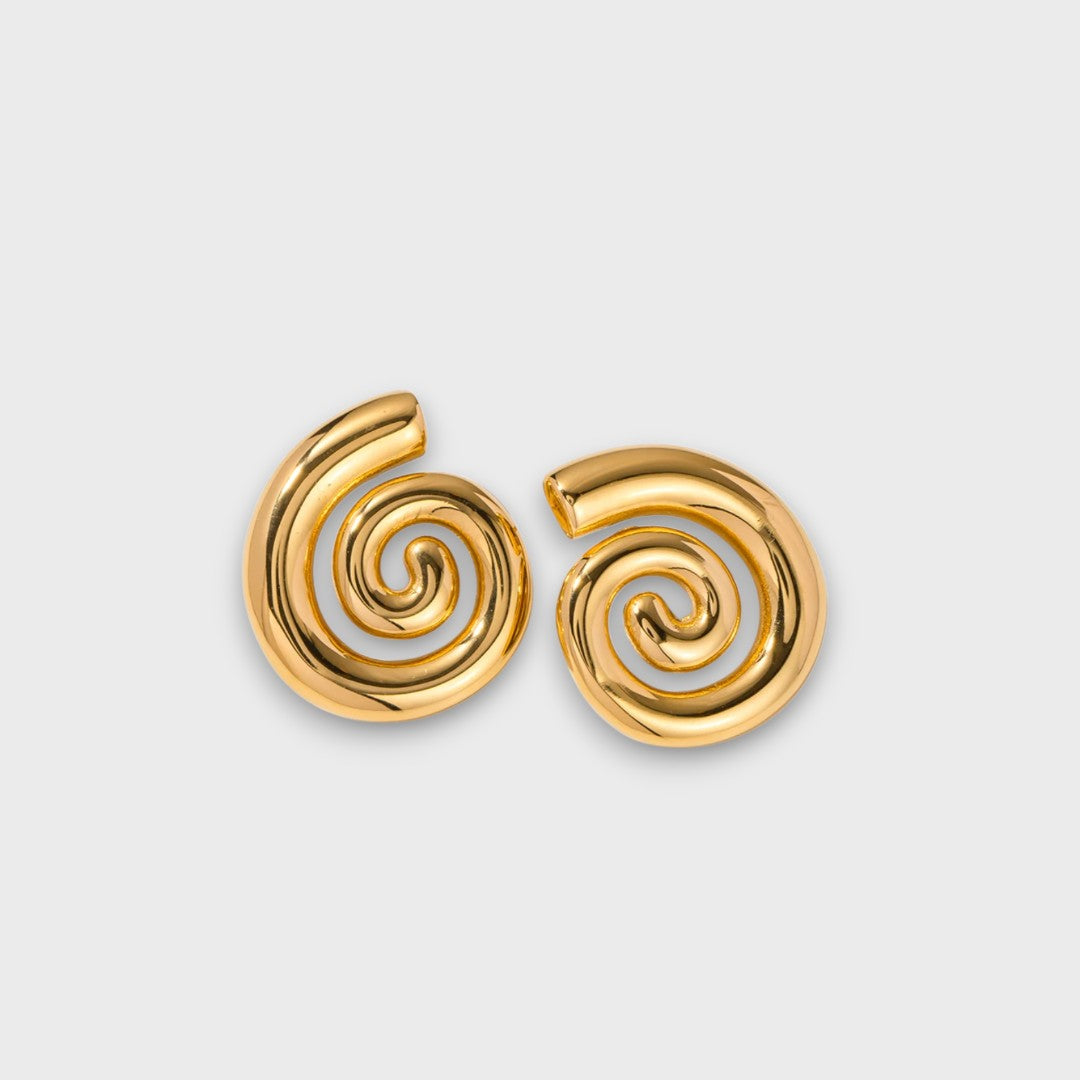 Jay – Orecchini a spirale con leggerezza moderna