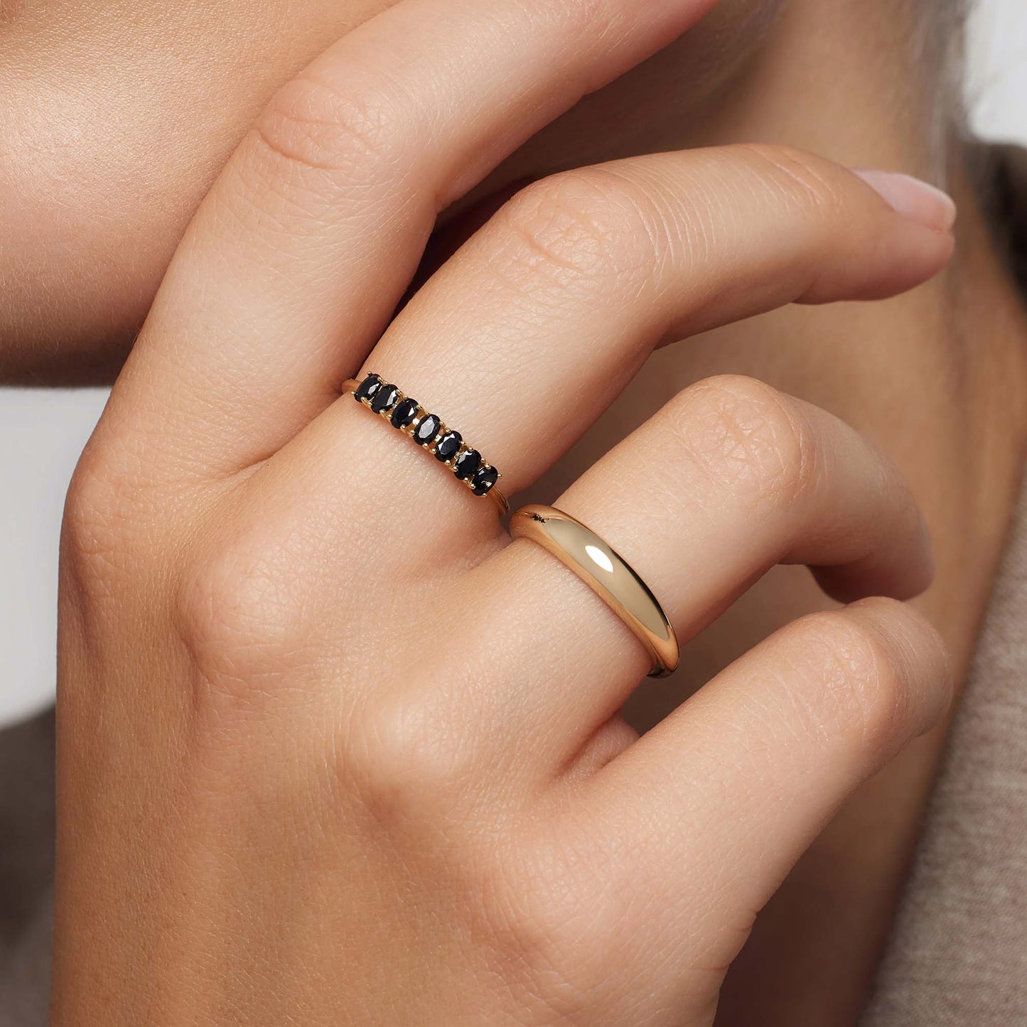 Velerianne | Anello Solido in Oro 14k