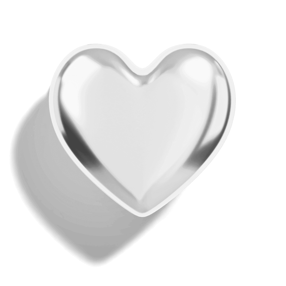 Silver Bubble Letter Charms