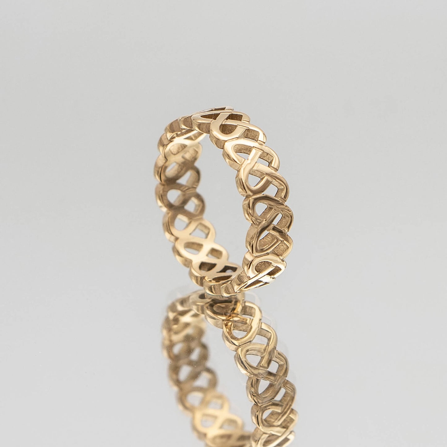 Hallie Heart Knot Ring