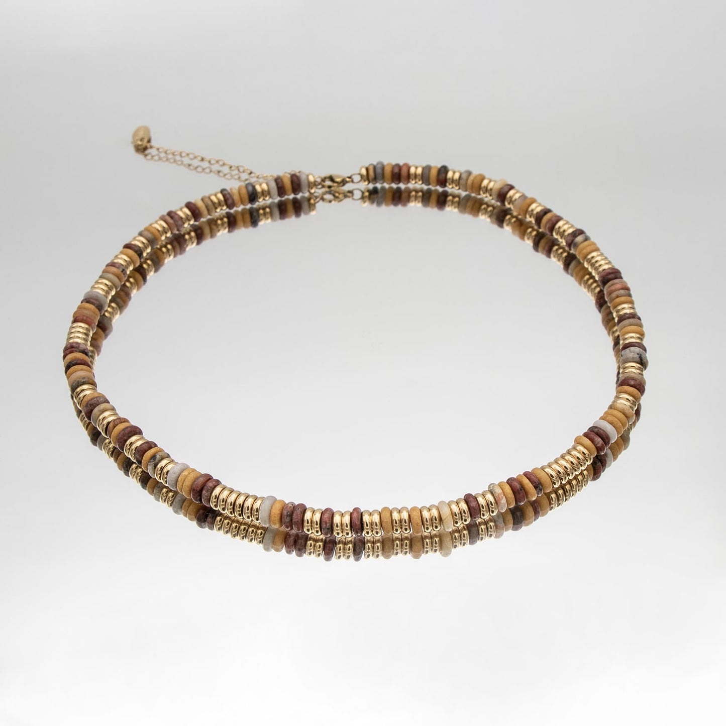 Harmony Natural Stone Beaded Necklace