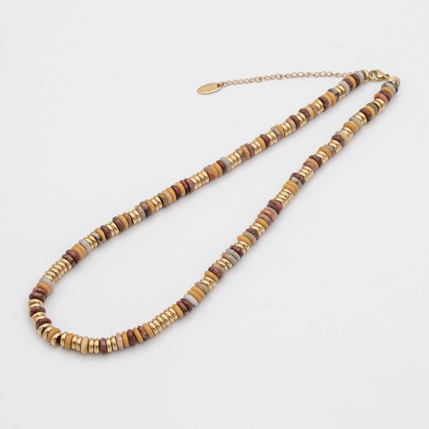 Harmony Natural Stone Beaded Necklace