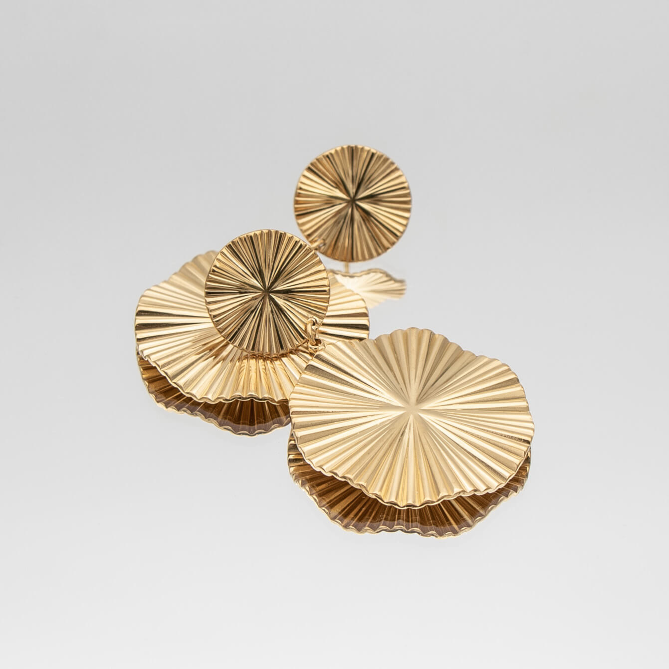 Hina Geometric Drop Earrings