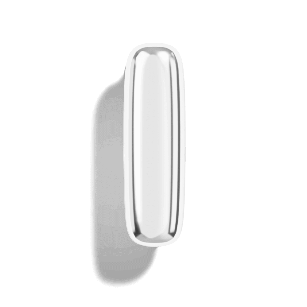Silver Bubble Letter Charms