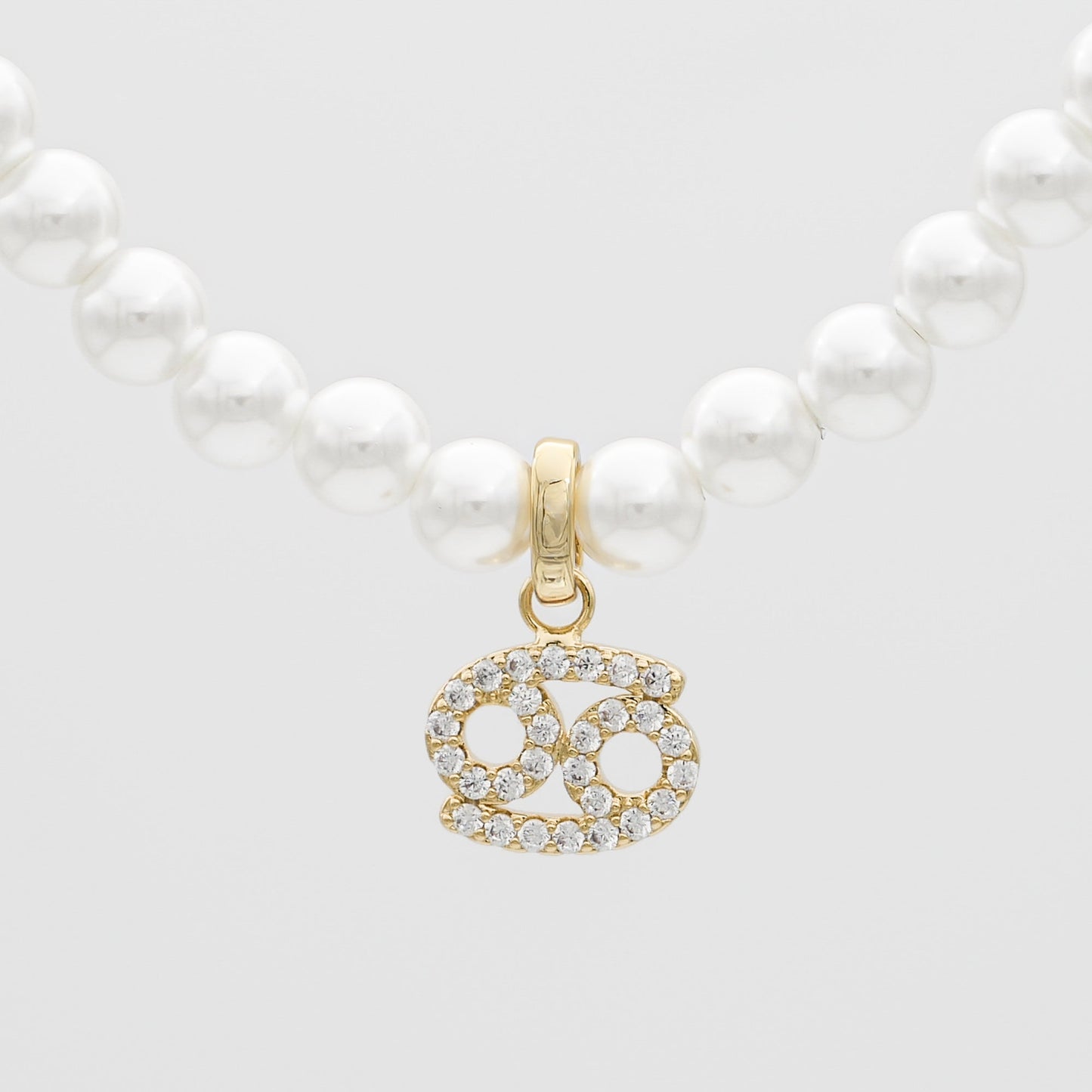 ICY Pearl Zodiac Necklace