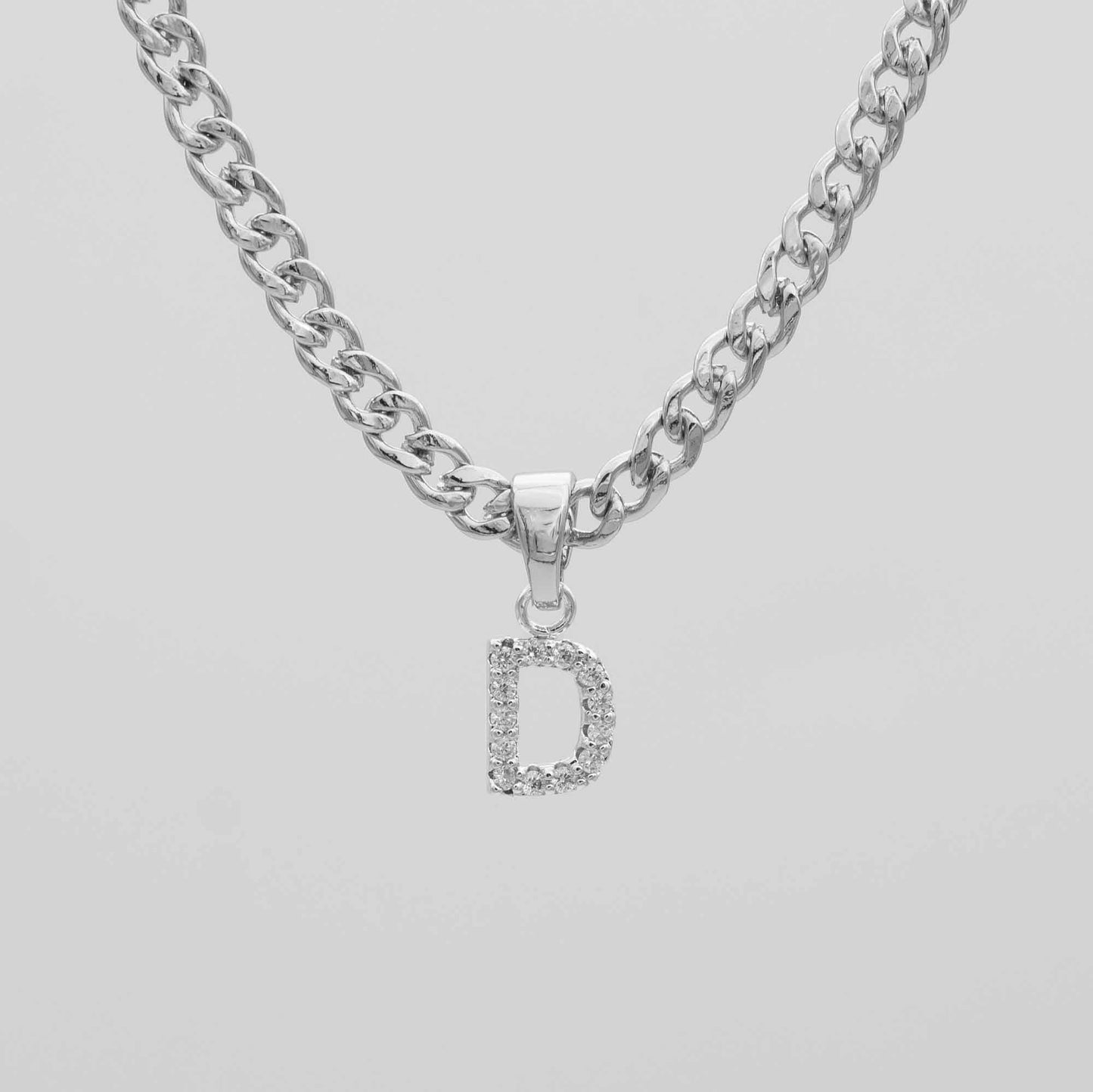ICY Initial Necklace | Cuban