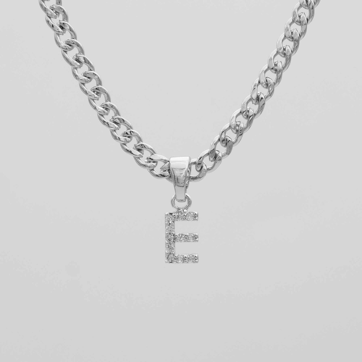 ICY Initial Necklace | Cuban