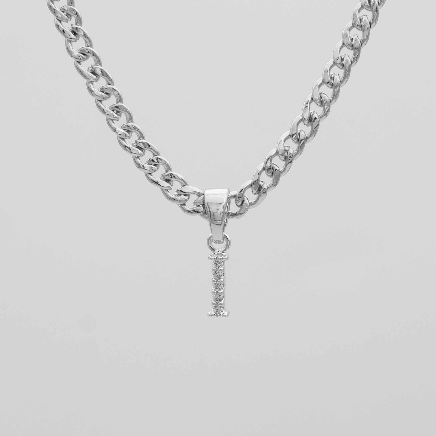 ICY Initial Necklace | Cuban