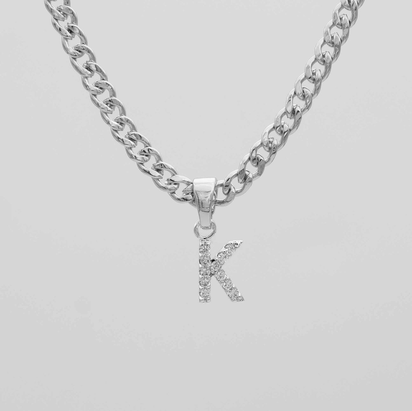 ICY Initial Necklace | Cuban
