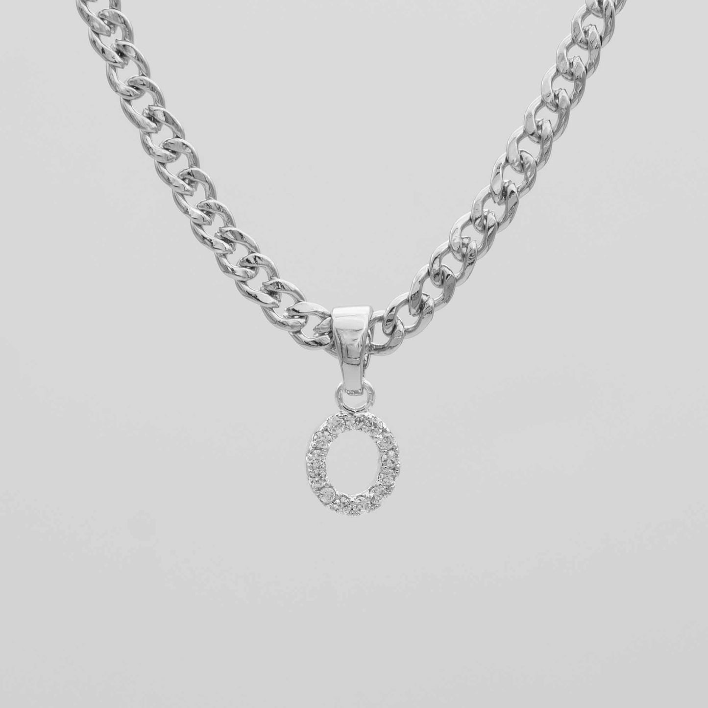 ICY Initial Necklace | Cuban
