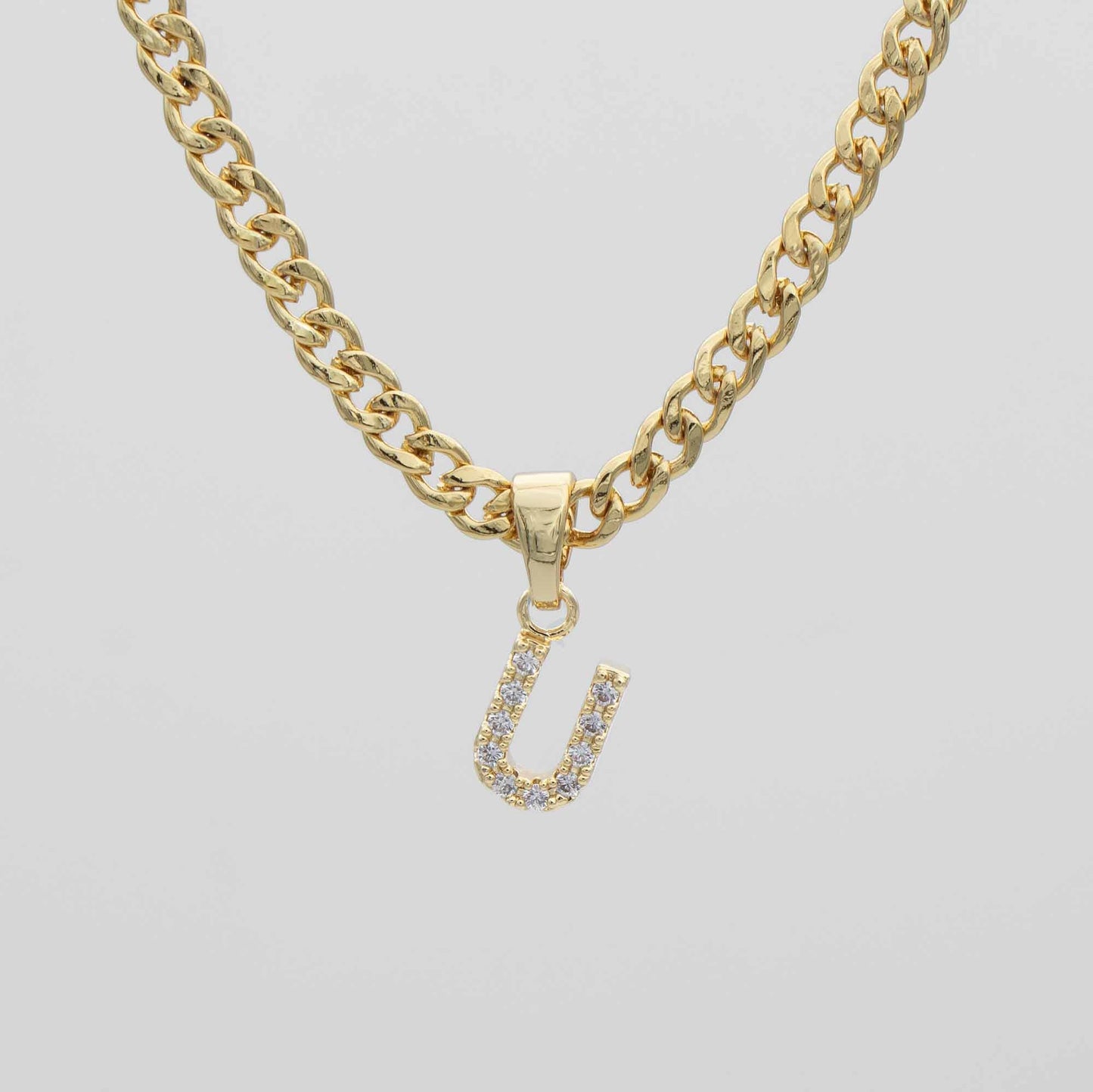 ICY Initial Necklace | Cuban