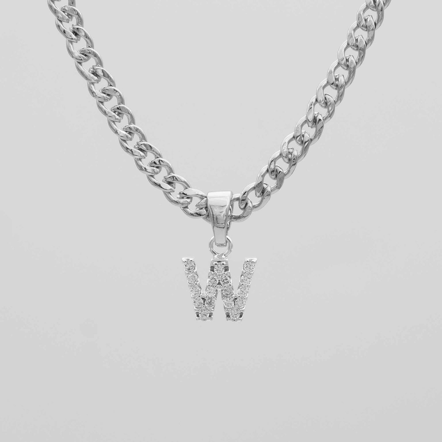 ICY Initial Necklace | Cuban