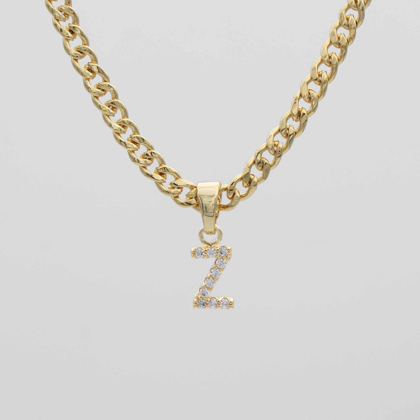 ICY Initial Necklace | Cuban