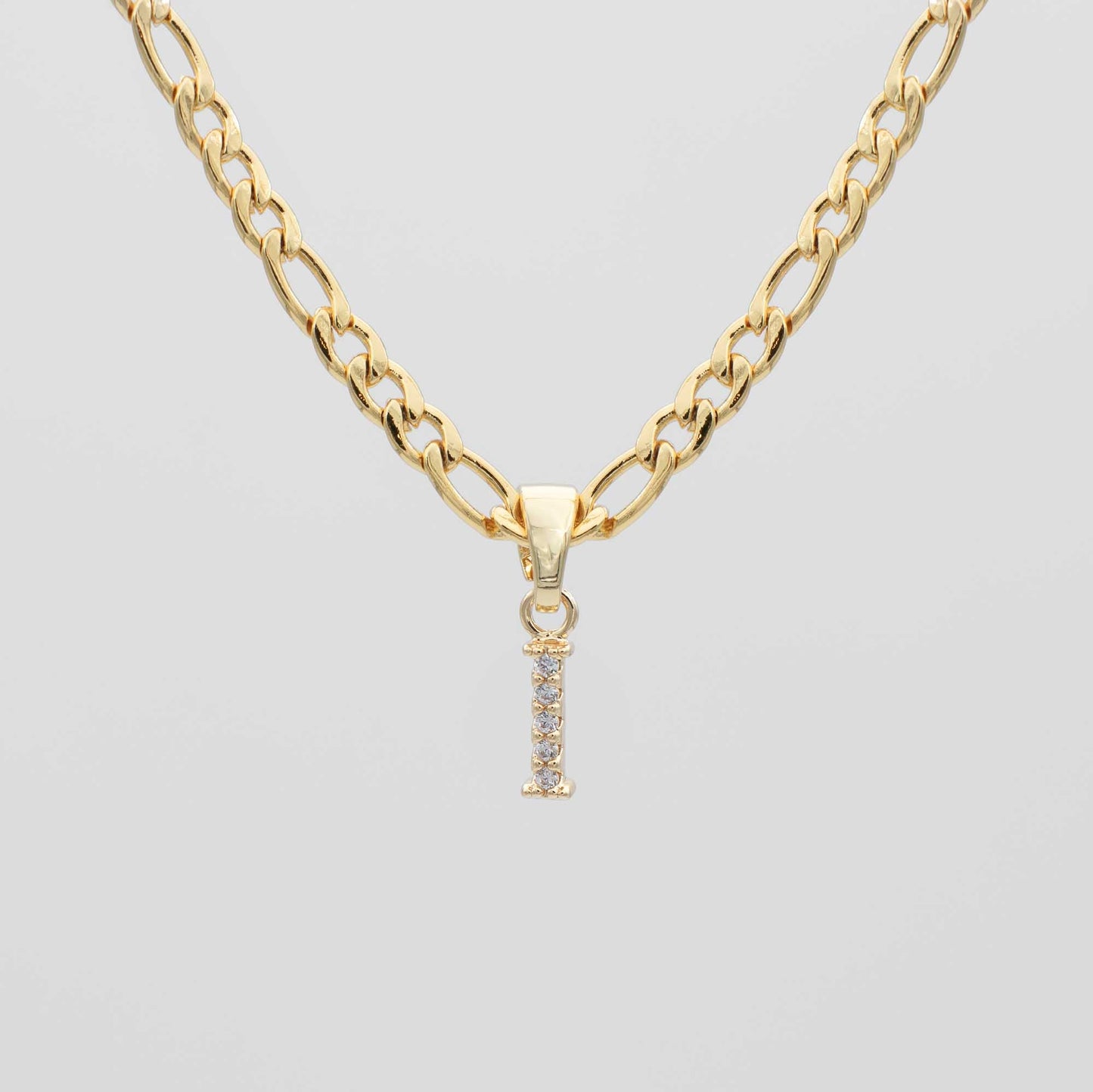 ICY Initial Necklace | Figaro