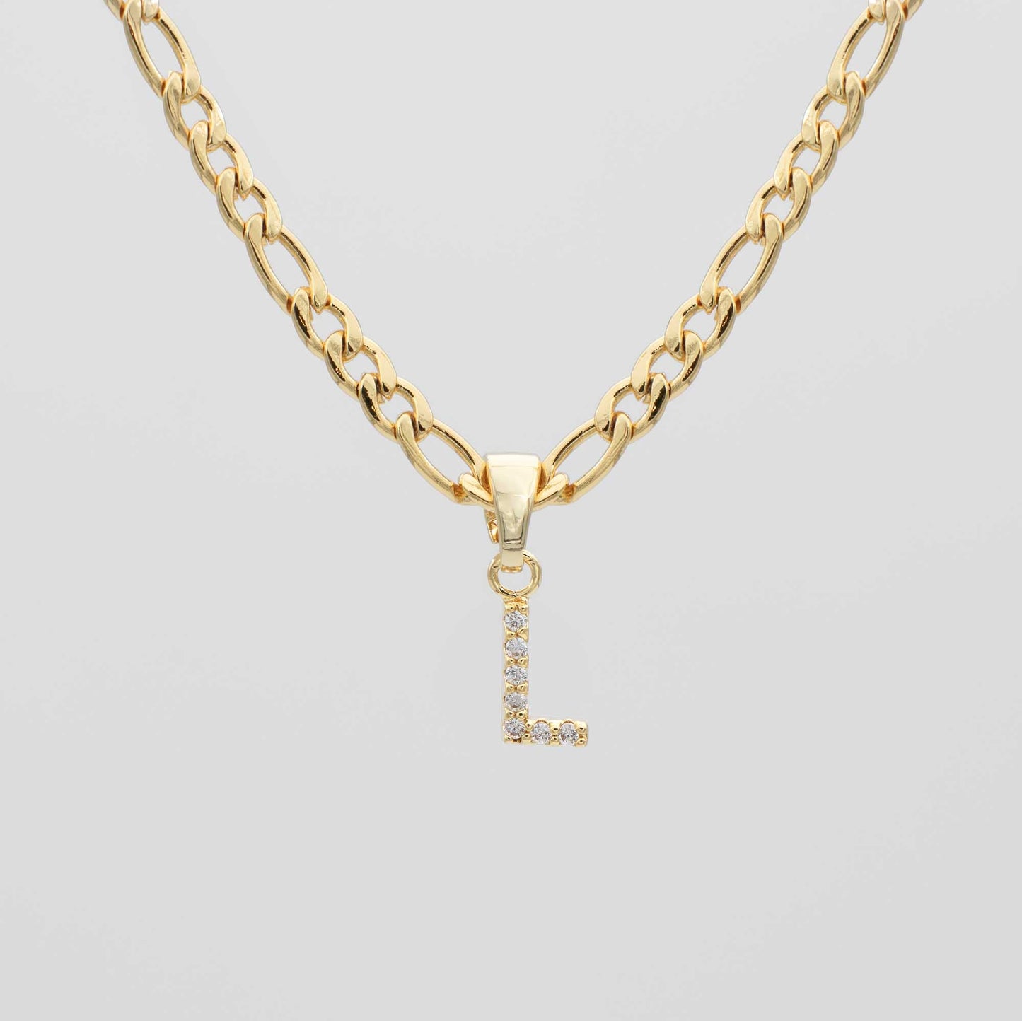 ICY Initial Necklace | Figaro