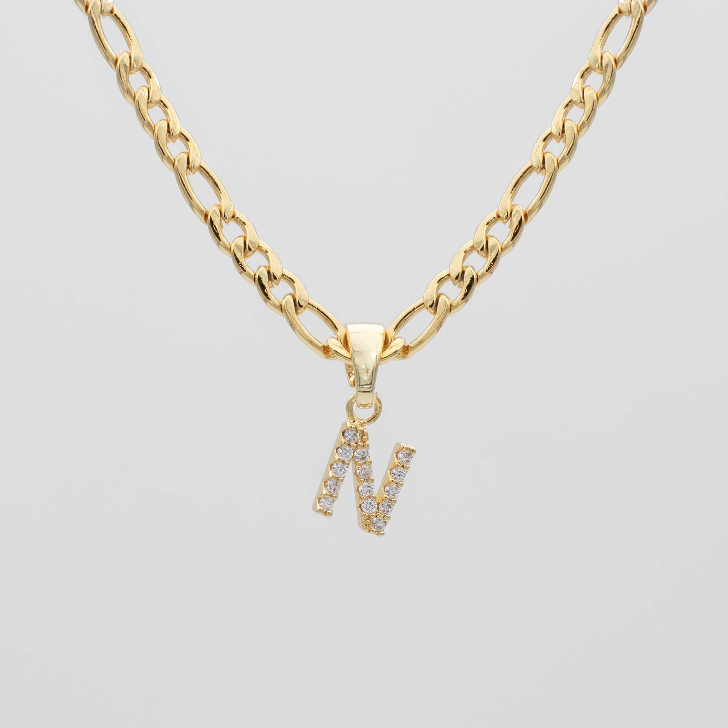 ICY Initial Necklace | Figaro