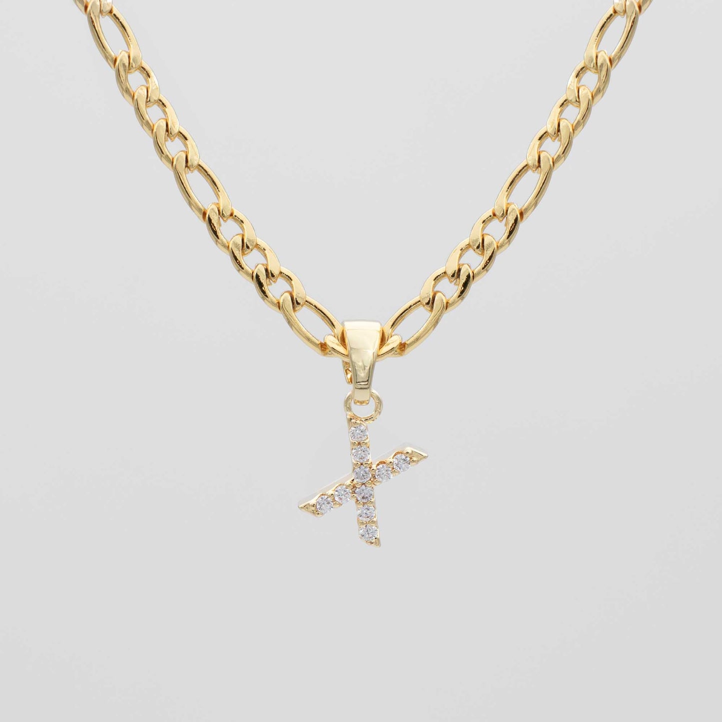 ICY Initial Necklace | Figaro