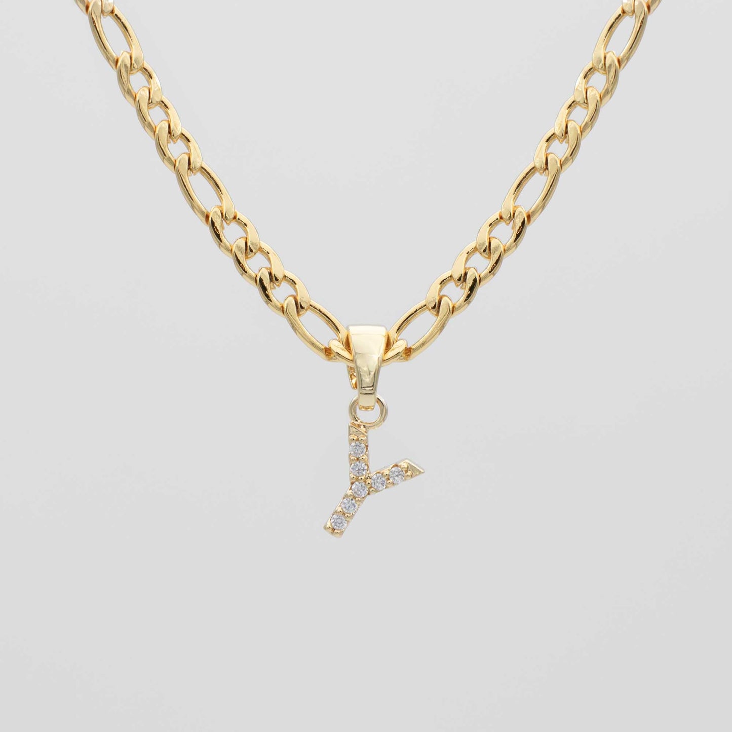 ICY Initial Necklace | Figaro