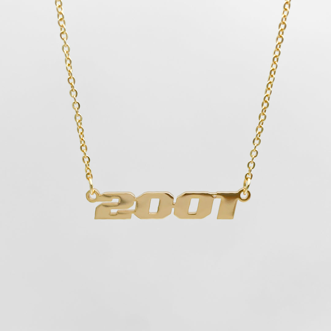 Birth Year Action Necklace