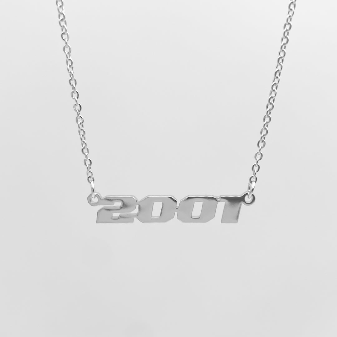 Birth Year Action Necklace