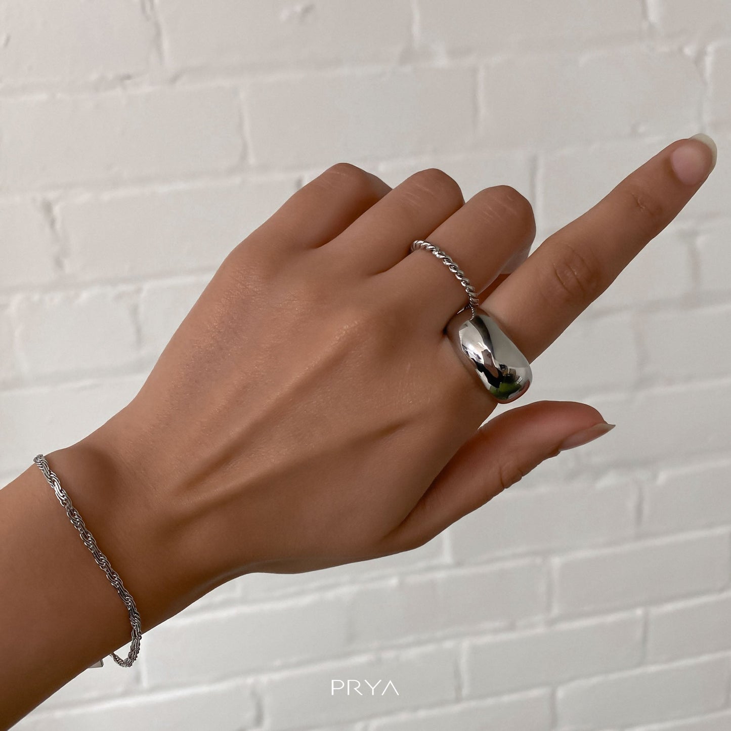 Alexa Dome Ring | Silver